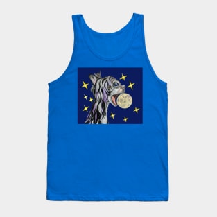 Sky Dog Biting the Moon Tank Top